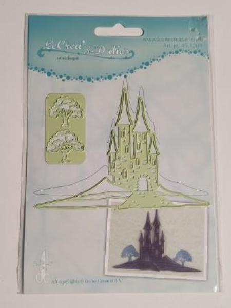Lea bilitie® Landscape castle snij en embossing mal