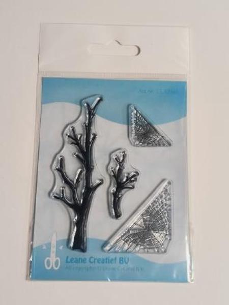 Clear stamp Branches & spider web