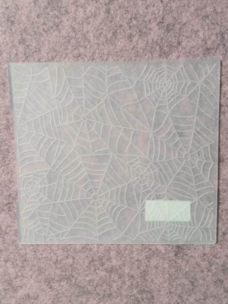 Embossing folder background Spider web 14.4x16cm