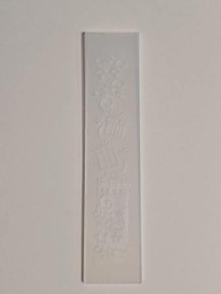 Border embossing folder Presents 21x123mm