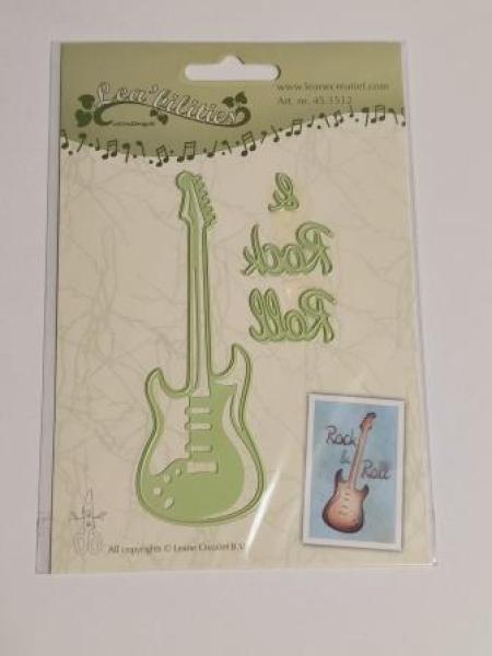 Lea bilitie® Guitar snij en embossing mal