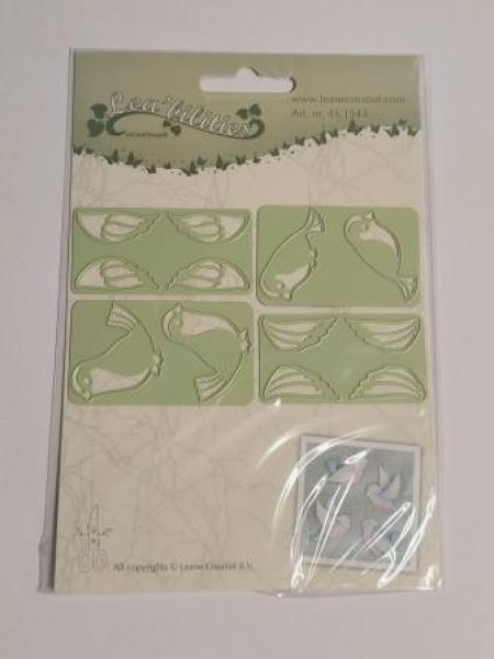 Lea bilitie® small Birds snij en embossing mal