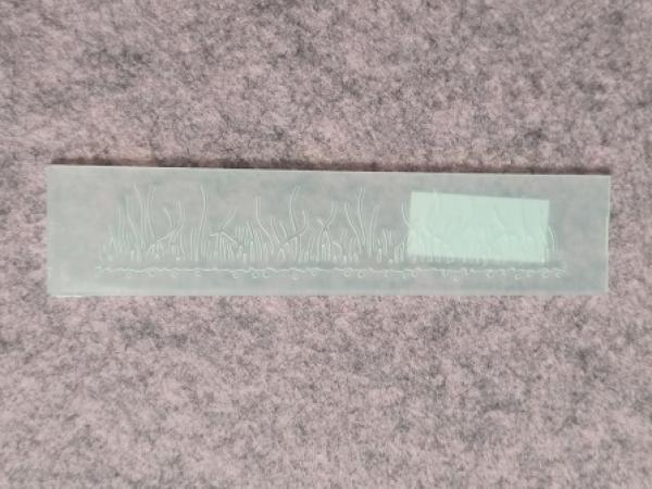 Border embossing folder Grass 24x125mm