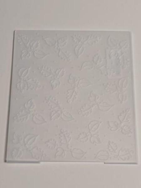 Embossing folder background Leaves 14.4x16cm