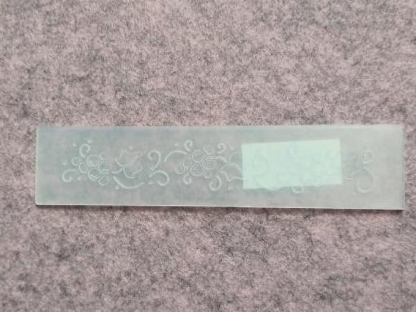 Border embossing folder Grapes 22x127mm