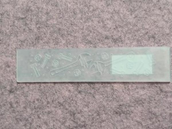 Prägeschablone Bordüre Werkzeug 1 24x123mm