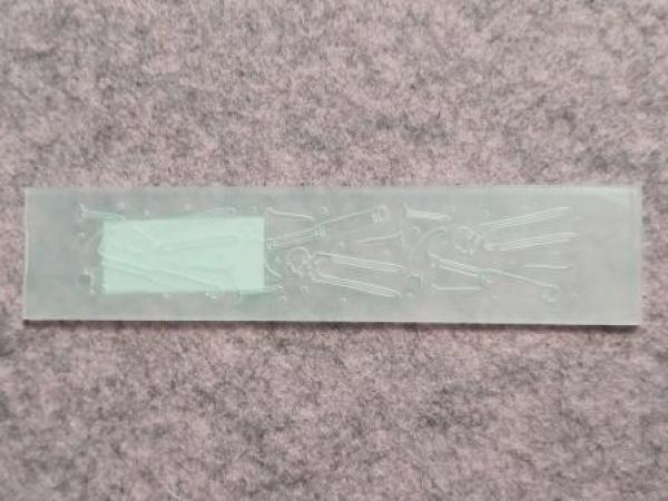 Prägeschablone Bordüre Werkzeug 2 24x122mm