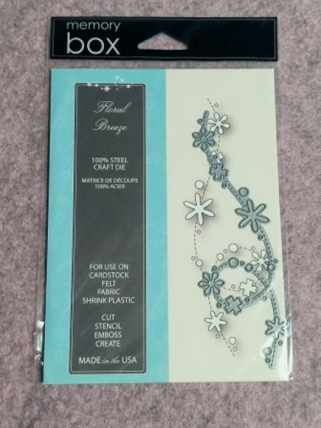 Stanzschablone Blumenranke