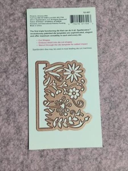 Stanzschablone Blumen