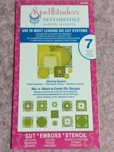 Stanzschablone Rahmen