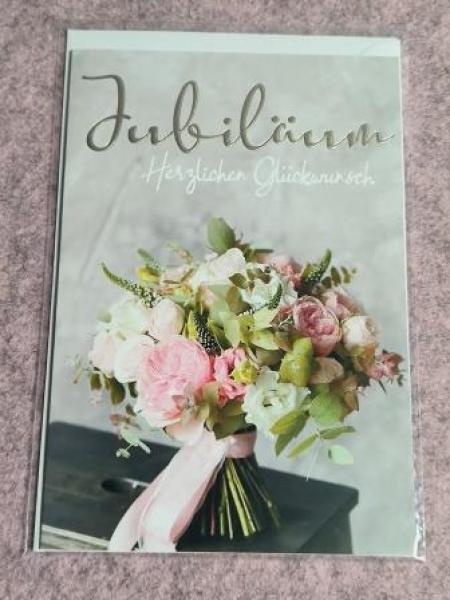 Glückwunschkarte zum Jubiläum