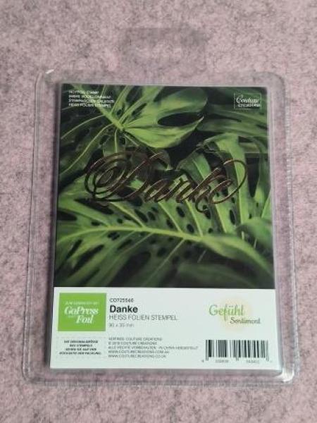 Hotfoil Stamp - Danke 90 x 35MM