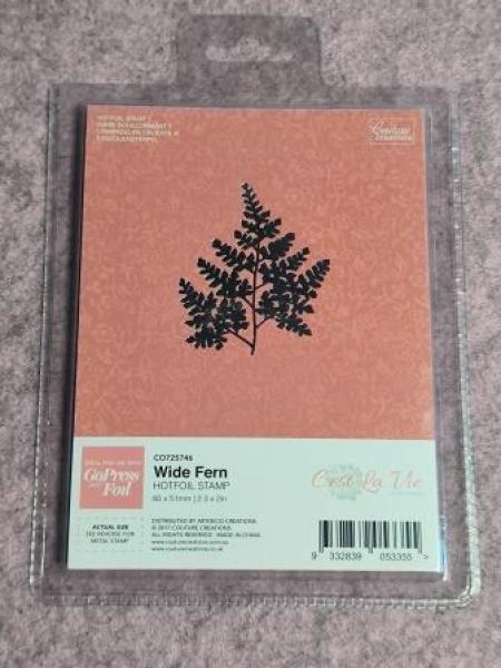 C'est La Vie Hotfoil Stamp Wide Fern (CO725746)