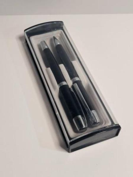 Rollerball / Kugelschreiberset sw/si