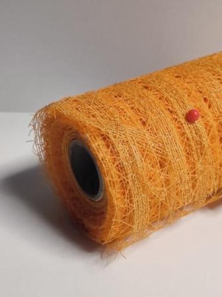 Deko Sisal Tischband 17 cm / 15 m orange   ldm