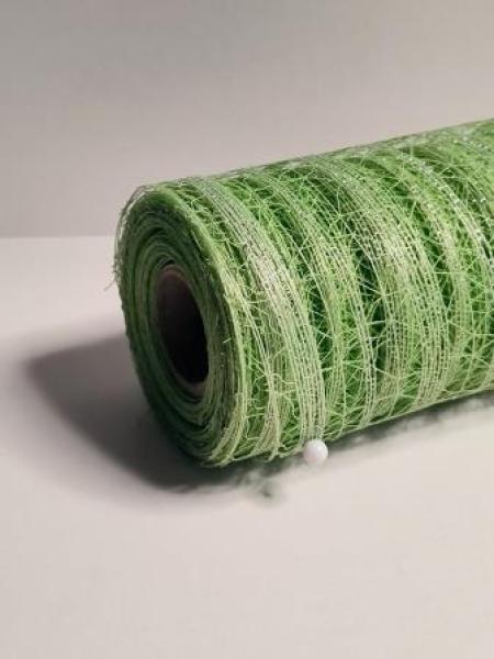 Deko Sisal Tischband 17 cm / 15 m grün   ldm