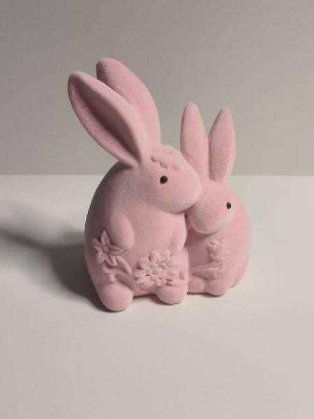 Deko Osterhasen rosa