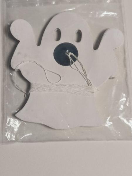 Partydeko Raumdeko Party Girlande Papiergirlande Halloween Gespenst 3m