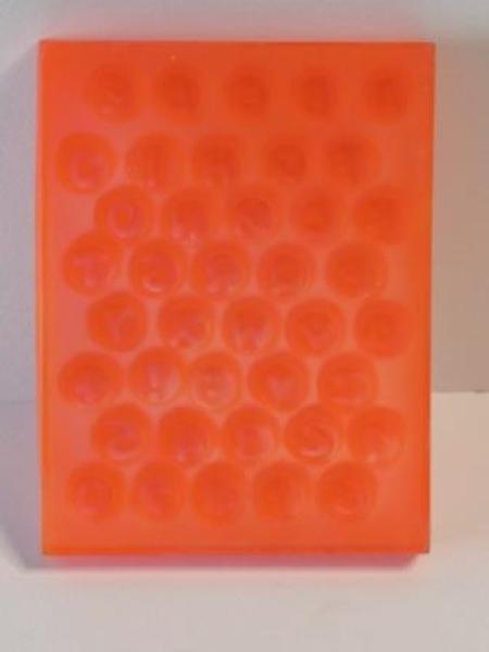 Silikonform klein Alphabet