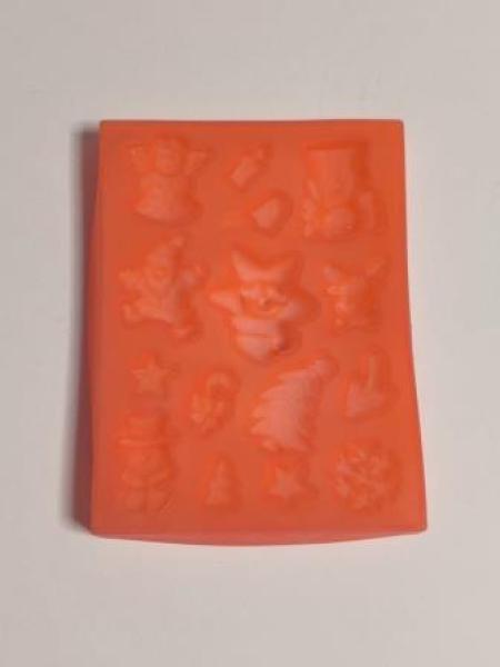 Silikonform klein Christmas