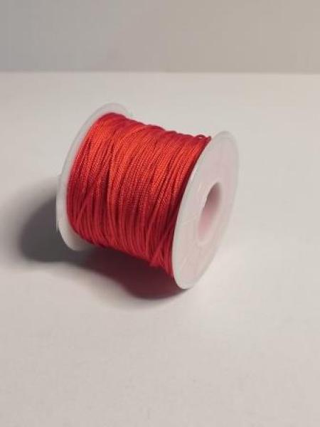 Knüpfgarn 85m  1mm rot