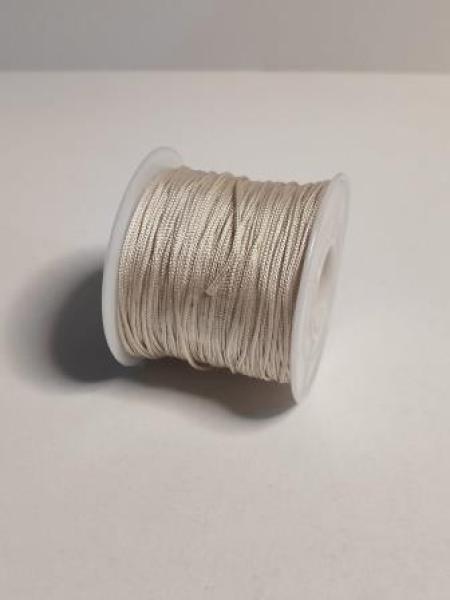 Knüpfgarn 85m   1mm creme