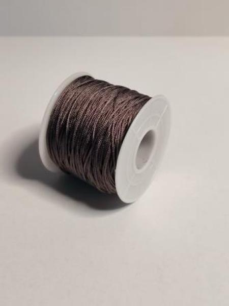 Knüpfgarn 85m  1mm schokobraun