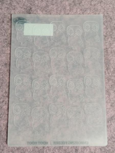 Prägeschablone Eule