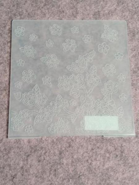 Prägeschablone Blumen