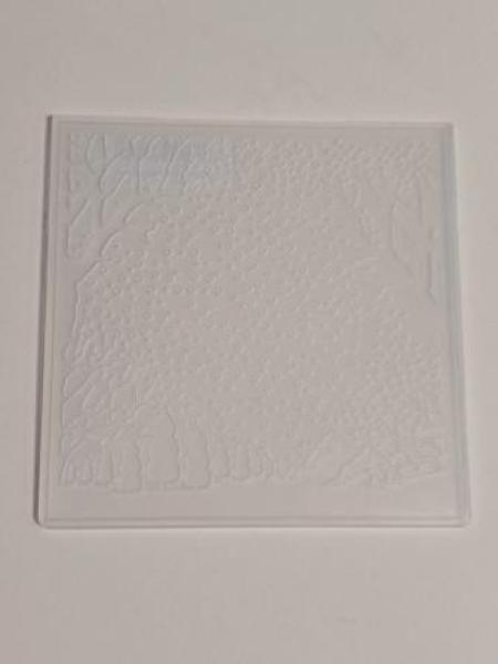 Prägeschablone Winterlandschaft