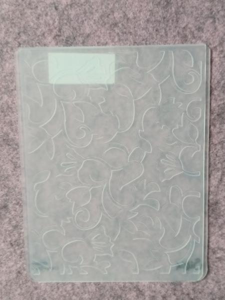 Prägeschablone Blumenranken