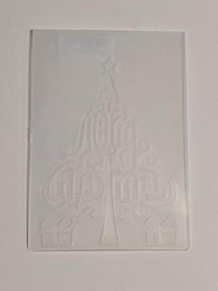 Prägeschablone Merry Christmas