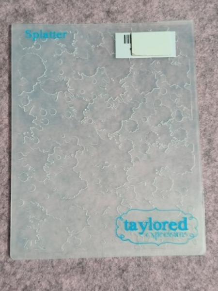 Prägeschablone Kleckse