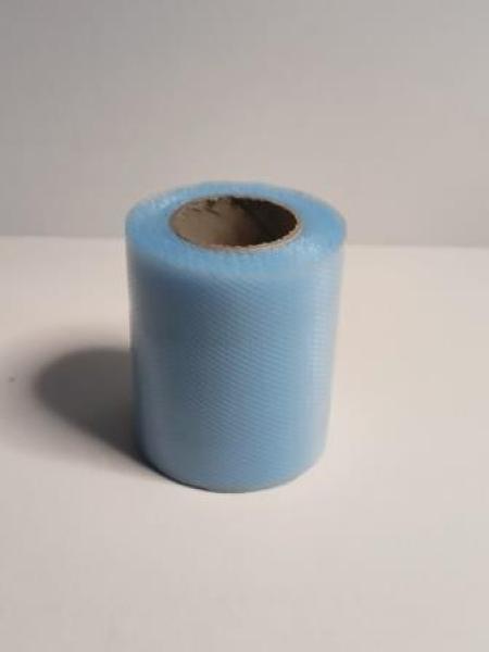 Tüllband hellblau 8cm x 20m