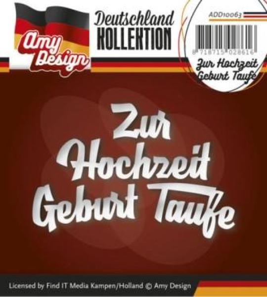 Die - Amy Design - Zur Hochzeit Geburt Taufe
