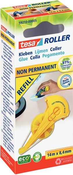 Nachfüllkassette für Kleberoller, non permanent ecoLogo, 14m x 8,4mm