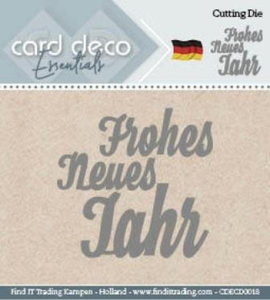 Card Deco Cutting Dies- Frohes Neues Jahr
