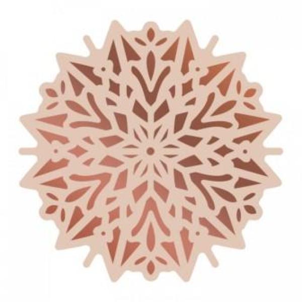 Cut, Foil and Emboss Die - Highland Christmas - Poinsettia Doily(1pc)