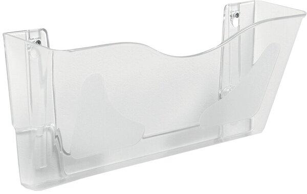 DocuPockets 297 Wandhalter quer für Prospekte glasklar