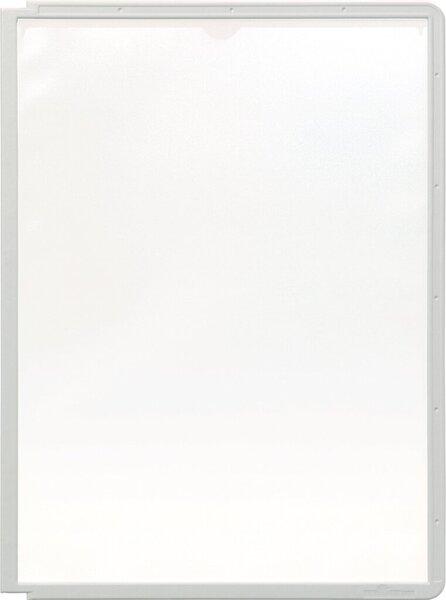 Sichttafel A4 PP grau mit Profilrahmen