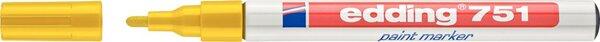 Marker Lack 751 Rund 1-2mm gelb