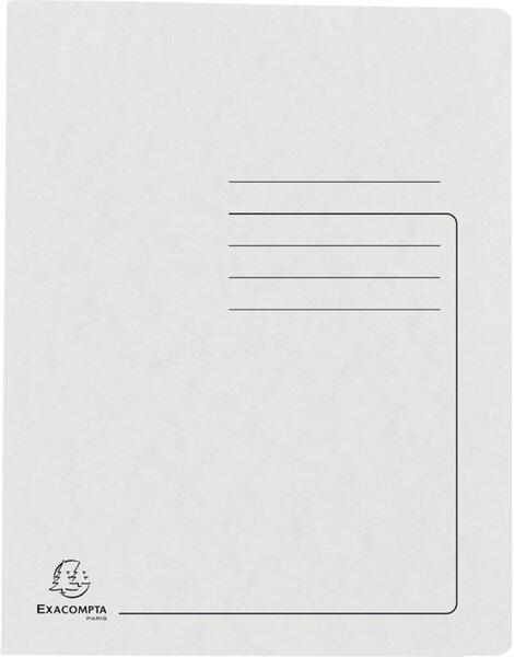 Schnellhefter Colorspan 355g, A4, weiß mit Beschriftungsfeld, für 350 Blatt