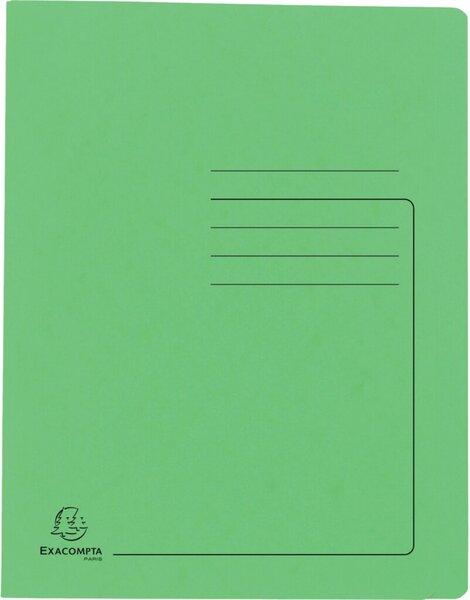 Schnellhefter Colorspan 355g, A4, lindgrün, mit Beschriftungsfeld