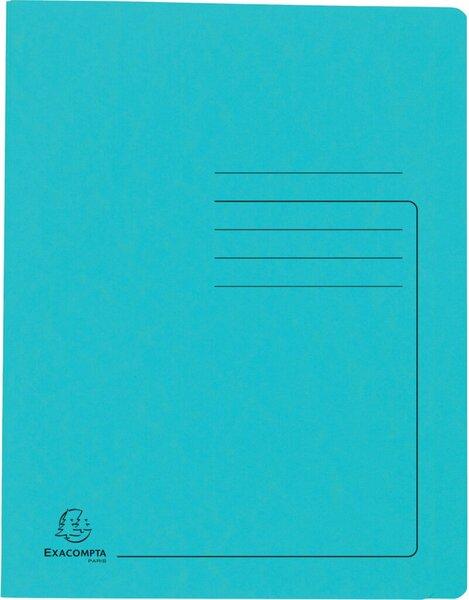 Schnellhefter Colorspan 355g, A4, türkis, mit Beschriftungsfeld