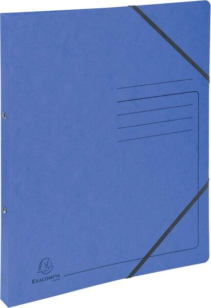 Ringhefter Colorspan mit Gummizug blau, 2 Ringe, 15 mm