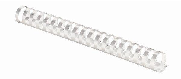 Plastikbinderücken 16 mm weiss für 101-120 Blatt  Stück