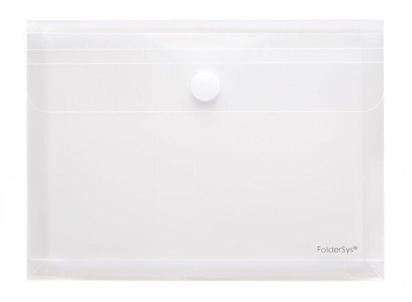 Sichttasche A5, Dehnfalte farblos matt transparent