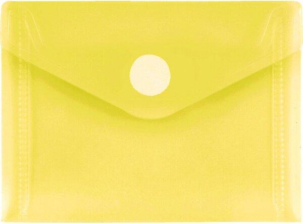PP-Umschlag A7quer gelb transparent