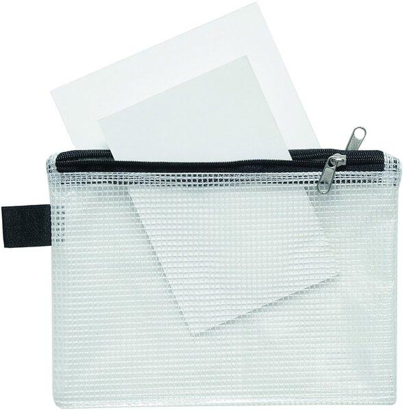 Doppelkammer-Kleinkrambeutel schwarz 128 x 183 x 0 mm (HxBxT)