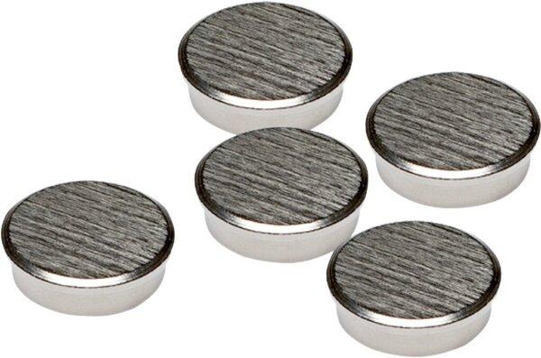 Superhaftkraftmagnet, Ø 30mm, silber Tragkraft: 21 kg